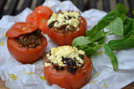 Savoury Wednesday: Gefüllte Tomaten mit Feta überbacken