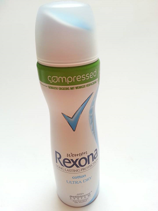 Review: Rexona Cotton Ultra Dry Deospray - Infos über die neuen Compressed Deos