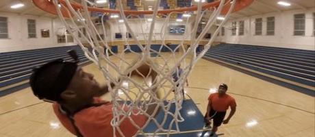 Basketball-Match aus verschiedenen Perspektiven dank Action-Cam