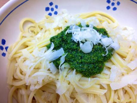 Bärlauchpesto-Spaghetti 1