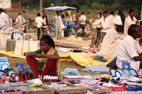 Auf dem Markt in Khajuraho