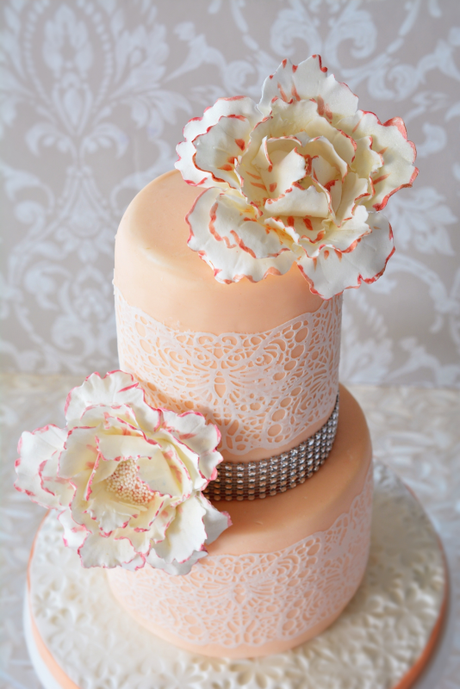 Pfingstrosen Wedding cake