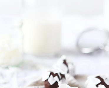 "almond milk and peanut butter coconut truffles - got milk?"