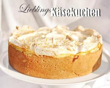 Heute gibt es meinen Lieblings-Käsekuchen für Euch