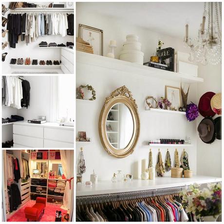 Home Inspiration - clothes closet