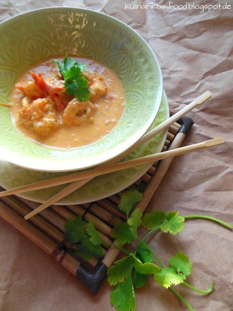 Schnelles für den Feierabend: Tom Kha Gung - Thailändische Garnelen-Kokos-Suppe