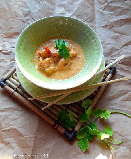 Schnelles für den Feierabend: Tom Kha Gung - Thailändische Garnelen-Kokos-Suppe