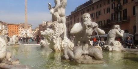 Rom: der Fischmann mit den zwei Wurstbroten