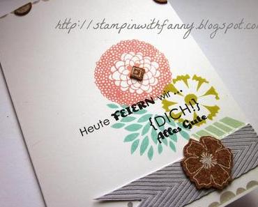 Schnelles Kärtchen mit Petal Parade (SAB 2014)