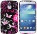 mumbi Schutzhülle Samsung Galaxy S4 Hülle rosa Schmetterlinge