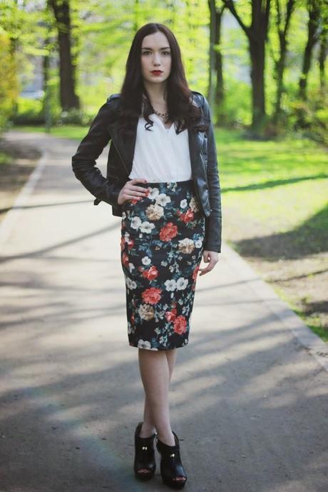 OOTD: Flower Midi Skirt