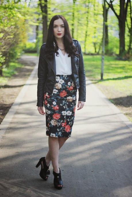 OOTD: Flower Midi Skirt