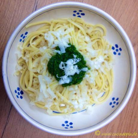 Bärlauchpesto-Spaghetti
