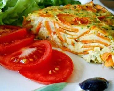 Möhren-Schinken-Clafoutis