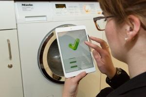 Statusabfrage der Miele-Waschmaschine über digitalstrom-Sprachsteuerung, Foto: digitalstrom