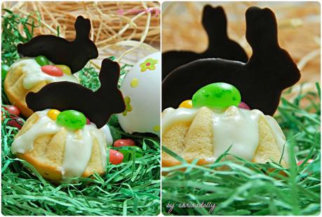 Easter mini ring cakes/ osterliche Mini-Gugel