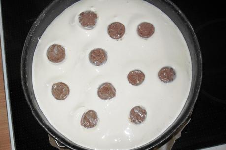 Polka Dot Cheesecake (Käsekuchen mit Punkten)