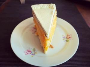 Mein Stück Vanilletorte (eines von vielen) .... Lecker!