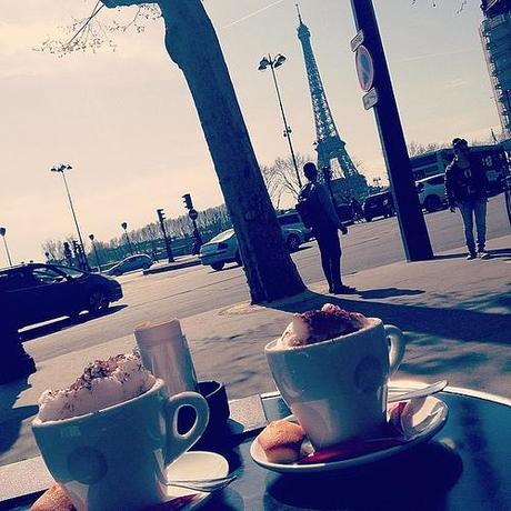 So sad not to be enjoying my coffee with a view anymore  #paris #travelwithme #travel #coffee #view #pretty #fashionblogger #fashionblogger_de #backhome #fun #iwanttogoback #sundays #spring #sunshine #girl