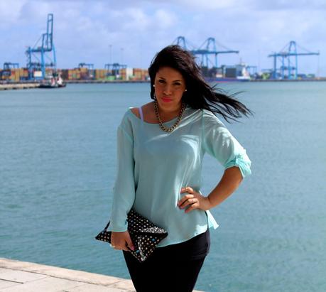 Outfit: New in, Minty Blouse
