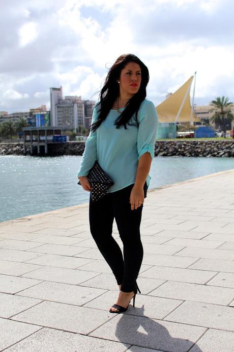 Outfit: New in, Minty Blouse