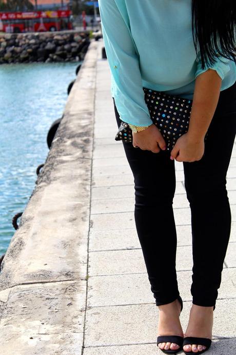 Outfit: New in, Minty Blouse