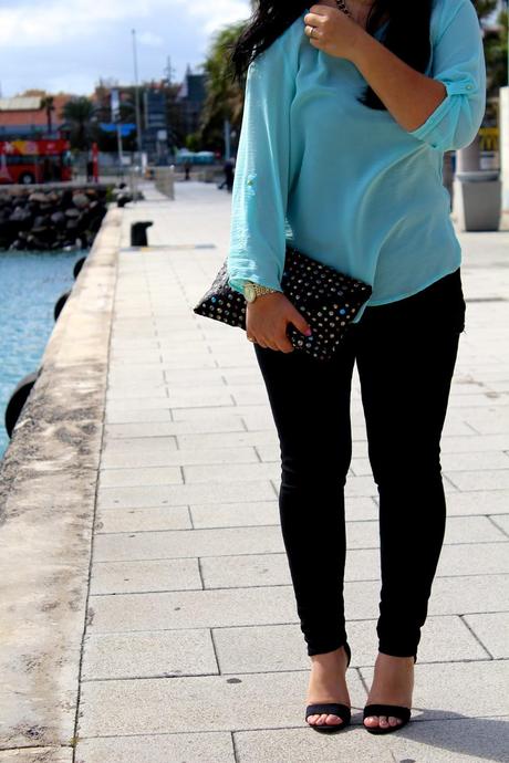 Outfit: New in, Minty Blouse