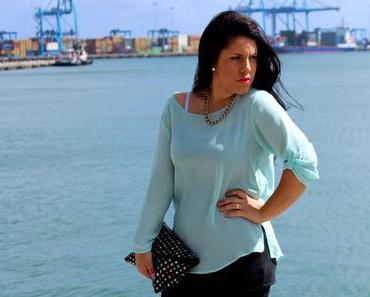 Outfit: New in, Minty Blouse