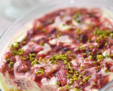 Rhabarber-Himbeer-Tiramisu