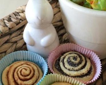 Hefemuffins – Dreierlei