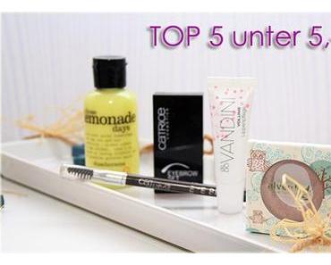 Meine TOP 5 unter 5 Euro