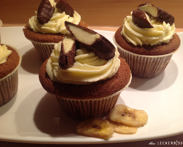 Schoko-Bananen Cupcakes