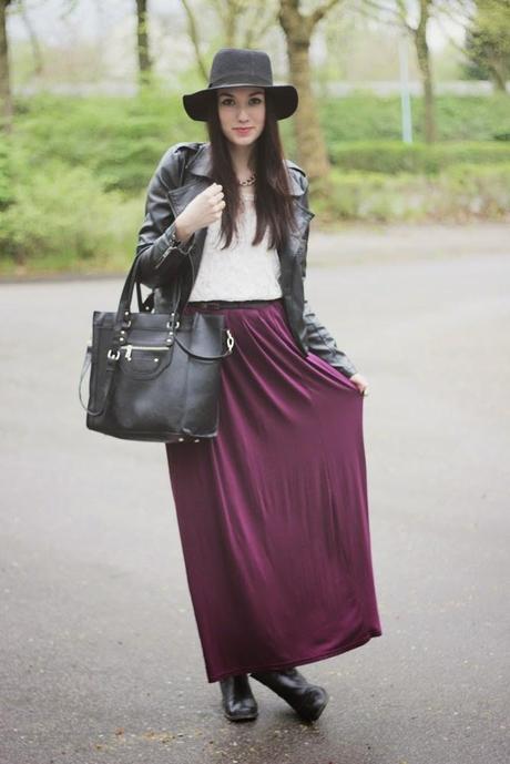 OOTD: Lilac Maxi Skirt