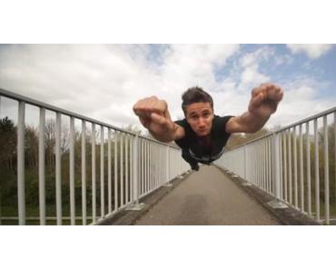 Parkour-Einlagen in Stop-Motion