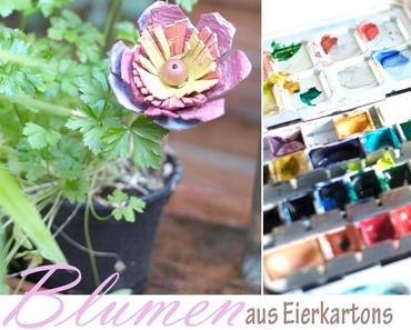 [diy] Blumen aus Eierkarton
