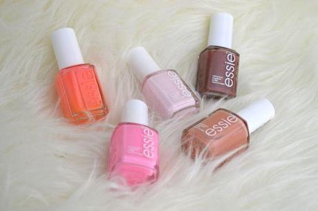 Ich hab mal die gesamte Essie Pastell LE aufgepinselt ...