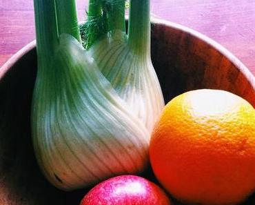 Apfel-Fenchel Salat mit Orange