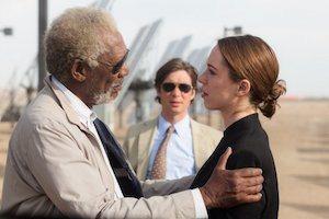 Joseph Tagger (Morgan Freeman) und FBI Agent Buchanan (Cillian Murphy) warnen Evelyn (Rebecca Hall) vor der digitalen Version ihres Mannes