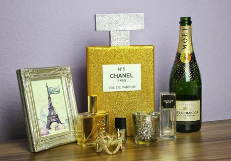{DIY} Chanel Parfum Home Deko /Glossybox Recycling