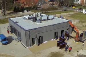 Luftbild des WEMAG Batteriespeichers in Schwerin, Foto: WEMAG AG