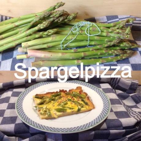 Young Spring vegetables # 2 – oder – Spargelpizza, der Quickie unter den Spargelgerichten ;-)