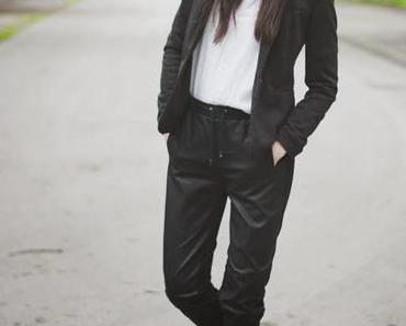 OOTD: All black and white + Gewinnspiel!