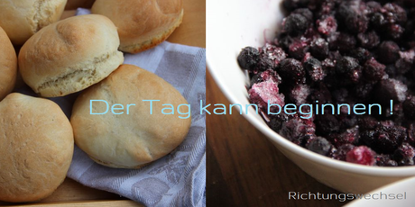 KEIN SCHÖNER TAG HEUTE - SCHWEIZER BÜRLI UND HEIDELBEEREN