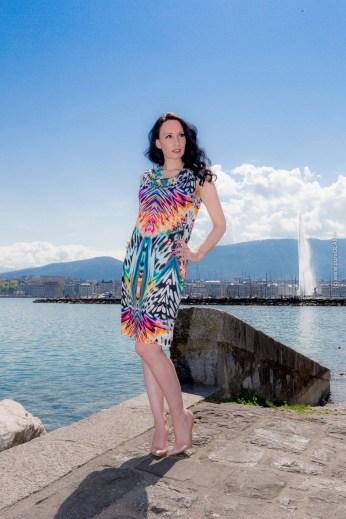 Ana Alcazar Summer Minidress in Geneva