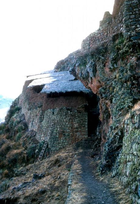 Inka Häuser in Pisac