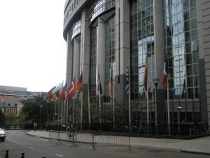 Das Parlamentsgebäude in Brüssel - die Zusammensetzung des EU-Parlament ist auch für das geplante Freihandelsabkommen mit den USA entscheidend.