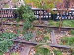 Die bepflanzten Schienen der High Line
