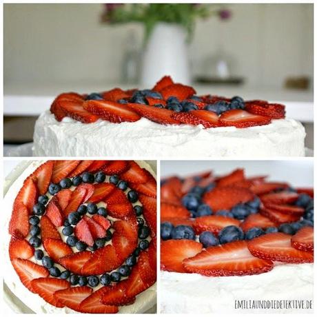 Erdbeer-Sahne-Torte  für die Tee Party Deluxe - Ein locker  und leicht Rezept!