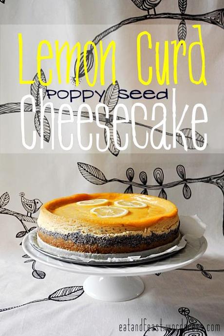 Lemon Curd Poppy Seed Cheesecake