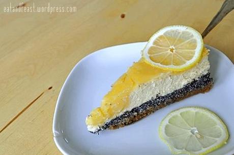 Lemon Curd Poppy Seed Cheesecake